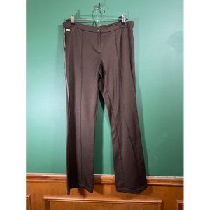 Lacoste - Brown/White Stripe Logo Track Pants - Size 44 L